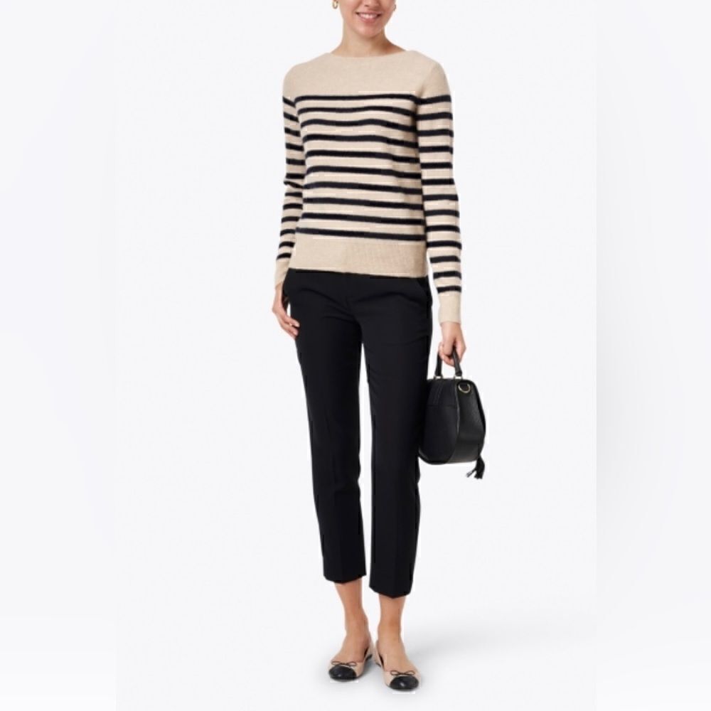 Piazza Sempione Audrey Capri Pant in Navy | SZ IT 48/US 12